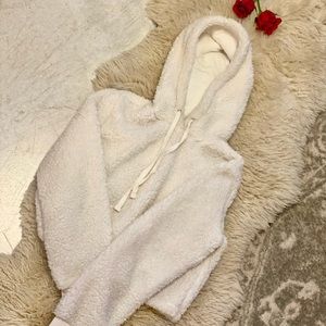 Cute & Comfy Cropped Fuzzy Hoodie